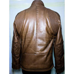 ¡Novedad de 2025! Chaqueta de invierno para hombre, cuero genuino hecho profesionalmente, estilo informal de calle con cuello levantado - Product Image 4