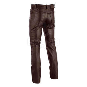 กางเกงหนังสำหรับผู้ชายกางเกงหนังทำจากโรงงาน - Product Image 3