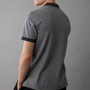 Chemise pour homme en coton premium, couleur unie, col respirant, légère, manches courtes, décontractée, coupe classique, tissu sergé - Product Image 6