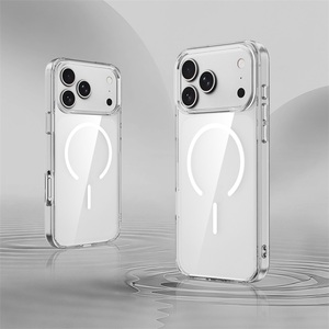 OEM ODM Transparent Magnetic Protective Case Strong Magnet Clear Cover for iPhone 17 Pro Max <b>18</b> Pro Max - Product Image 6