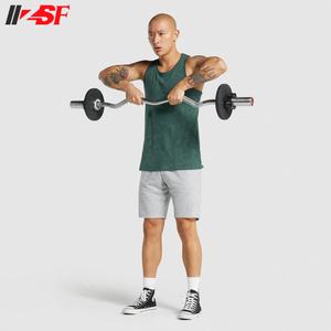 Wholesale New Arrival Men's Custom Printed Knitted Spandex/Cotton Tank Tops Stylish Casual Gym <b>Singlet</b> Sportswear - Product Image 3