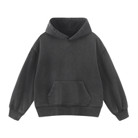 Sweat à capuche oversize personnalisé pour bébé garçon, en coton vintage, style ample et tendance, pull rétro streetwear