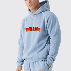 Hoodie Oversize Unisexe en Coton Épais Polaire avec Passepoil Contrastant, Pull Homme Personnalisable avec Logo Brodé, Écologique – Meilleure Vente - Product Image 1