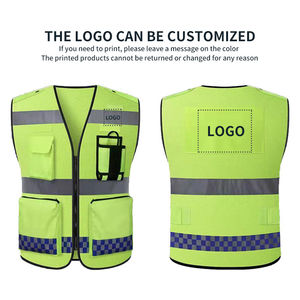 เสื้อกั๊กทำงานสะท้อนแสงแบบมืออาชีพ ลดราคาพิเศษ ระบายอากาศได้ดี ผ้าแคนวาส บุด้วยใยฝ้าย ซักง่าย ดีไซน์ใหม่ สำหรับฤดูหนาว ได้มาตรฐานความปลอดภัย EN - Product Image 6