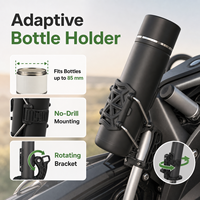 Porte-gobelet de vélo sans perçage, universel, rotatif à 360° °   Support de bouteille d'eau pour guidon de vélo, vélo électrique, moto, convient à 85 mm