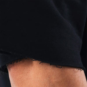 T-shirt uni surdimensionné à encolure en O en coton biologique épais de grande taille T-shirt à logo sérigraphié personnalisé pour hommes - Product Image 6