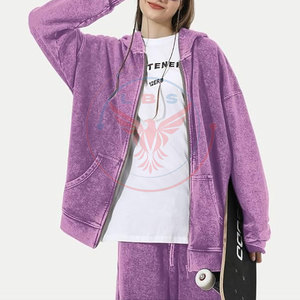 Servicio OEM al por mayor: Sudaderas con capucha de invierno para mujer, 100% algodón, forro polar, con logo frontal personalizado, color y logo a medida, fabricadas en Pakistán. - Product Image 3