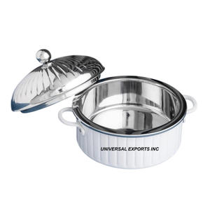 Pegatina de diseño de acero inoxidable, cazuela hecha a mano de buena calidad, excelente calidad, hecha a mano, venta al por mayor, nuevo calentador de alimentos de Metal - Product Image 2