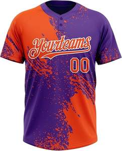 Jersey de softball ligero personalizado para hombres Trending Europe Teamwear Sublimated Printed Sports Jersey para clubes y escuelas - Product Image 2