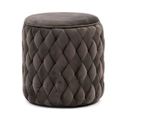 Pouf ottoman en velours capitonné réglable, style très tendance, gonflable, portable, mobilier de luxe moderne pour la maison, salon, chambre à coucher
