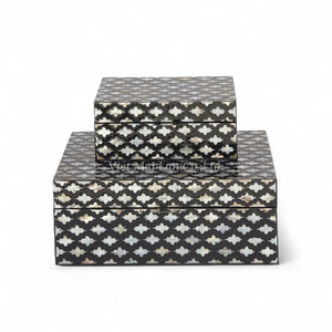 Caja de Joyería de Nácar, Proveedor Mayorista OEM, Incrustaciones de Concha Hechas a Mano, Vietnam - Product Image 3