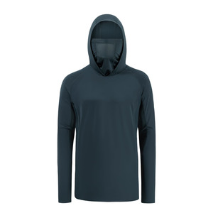 100% Polyester matériel pêche sweats à capuche pour hommes couleur personnalisée en plein air pare-soleil vêtements de pêche à manches longues sweats à capuche de pêche pour hommes - Product Image 5