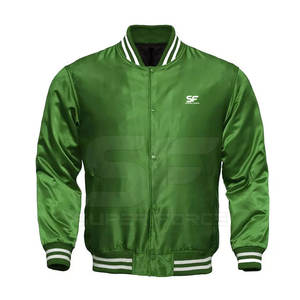 เสื้อแจ็คเก็ตขายส่ง เสื้อผ้าฤดูหนาว แจ็คเก็ตผ้าซาติน รับผลิตตามแบบ (OEM) พิมพ์โลโก้ตามสั่ง แจ็คเก็ตผ้าซาตินคุณภาพสูง - Product Image 2