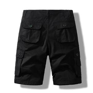 Shorts cargo de sport pour homme, style streetwear, grande taille, en coton respirant, séchage rapide, coupe-vent, taille élastique, pour la course et la gym - Product Image 3