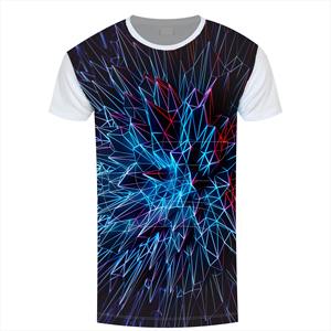 2024 último estilo de verano, camiseta sublimada de Color para hombre, manga corta con diseño de patrón, nueva ropa de moda y elegante para hombre - Product Image 1