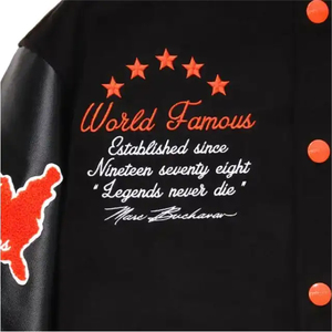 Ronpex International Direct Factory Suppliers Baseball Varsity <b>Jacket</b> 100% Wool Customize Colours Totally Customizable <b>Men</b> - Product Image 6