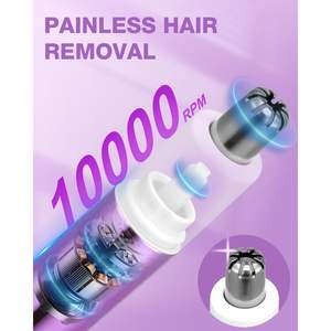 Tondeuse à poils de nez compacte et portable pour femmes, rechargeable par USB-C, facile à nettoyer, polyvalente pour la maison et la voiture, fabriquée en plastique - Product Image 4