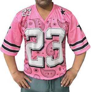 เสื้อยืดคอกว้างพิมพ์ลายสกรีนผ้าตาข่าย แห้งเร็ว ทรงโอเวอร์ไซส์ ทรงบ็อกซี่ เหมาะสำหรับใส่เล่นบาสเก็ตบอล ฟุตบอล สำหรับผู้ชาย - Product Image 1