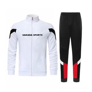 Venta al por mayor OEM chándal de alta calidad de moda Casual gimnasio chaqueta y pantalón chándal de diseño personalizado para los hombres - Product Image 1