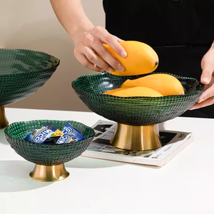 Juego de cuencos para servir únicos, Juego de 3 utensilios de cocina para Hotel, restaurante, comedor, vajilla de Color dorado y Metal único - Product Image 2