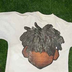 Camisetas de algodón de corte holgado y estilo urbano, personalizadas con logo del fabricante, de peso pesado, con impresión y bordado. - Product Image 6