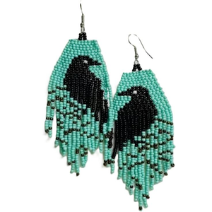 Proveedor de pendientes colgantes de cuentas de semillas EYES, pendientes largos de cuentas de semillas con logotipo personalizado, pendientes colgantes bordados con cuentas estilo bohemio al por mayor de fábrica - Product Image 6