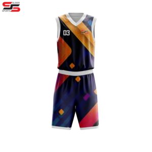 Top Quality Sublimation Printed Basketball Set Custom Men's Basketball Uniforms on Sale Now - Product Image 4