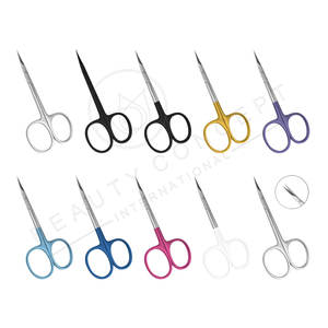 Tijeras Profesionales de Acero Inoxidable para Manicura, para Diestros, Punta Curva Afilada, Duraderas, Hoja Delgada para Cutículas y Piel Muerta - Product Image 3