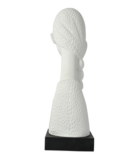 Namaste Lady Figurine Maison Et Jardin Statue Blanche Personnalisée Lady Figure Sculpture Décorative Artisanale En Métal Artisanat Décor À La Maison - Product Image 5