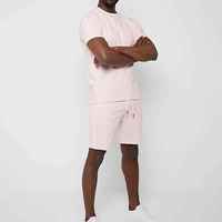 Conjunto de Camiseta y Pantalones Cortos Deportivos para Hombre, 100% Algodón, Bordado Personalizado, de Secado Rápido, Transpirables, Esenciales para el Verano