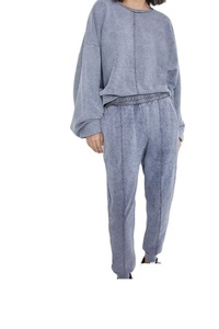 Conjunto Deportivo de Sudadera con Capucha y Pantalones de Chándal, 100% Algodón, Estampado, Lavado Ácido, Unisex, para Invierno, Hecho a Medida en Fábrica, OEM - Product Image 3