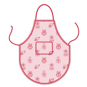 Delantal de Algodón Ecológico Promocional con Diseño de Encaje, Delantal de Cocina a Precio Accesible - Product Image 4