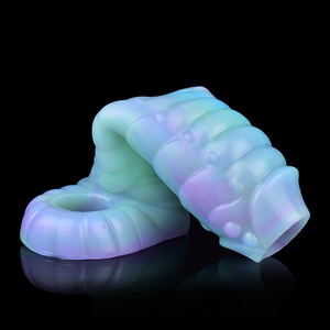 YOCY Silicone liquide pour <span class=keywords><strong>homme</strong></span> Extension manchon de pénis couverture jouets sexuels pour adultes coq extraterrestre agrandissement du pénis pour <span class=keywords><strong>homme</strong></span> éjaculation - Product Image 2