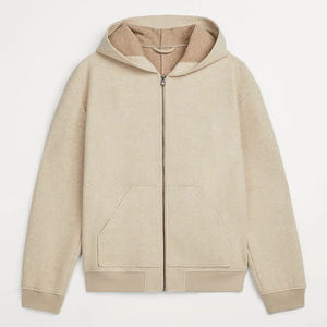 Sudadera con Capucha de Algodón de Lujo Premium con Cierre de Cremallera Suave para Hombres y Mujeres a la Moda - Product Image 4