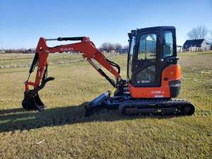 Excavatrice sur chenilles compacte KUBOTA U35-4 d'occasion, multifonctionnelle, 3,5 tonnes, mini, Japon, U 35, 3,5T, 3,5 tonnes, diesel, à vendre - Product Image 5