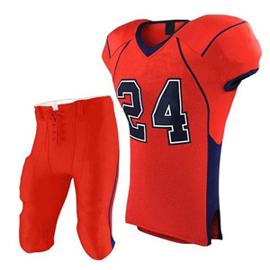 Uniforme de football américain sur mesure pour hommes, taille plus, 100% polyester, haute qualité, design unique, neuf et complet - Product Image 2