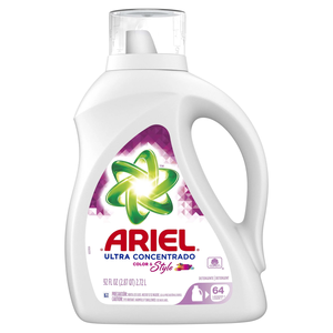 Detergente Líquido para Ropa Ariel, Ultra Concentrado, 92 fl oz, 64 Lavados - Product Image 2