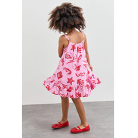 Chiffon Einfarbiges Spitzen-Minikleid für Babymädchen Frühling/Sommer/Herbst Vietnam ODM OEM Design A-Linien-Silhouette Waschbar Atmungsaktiv