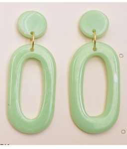 Pendiente de resina hecho a mano artístico de la mejor calidad, joyería llamativa para mujer, estilo de encanto para fiestas - Product Image 3