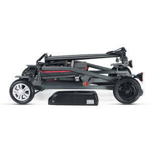 <span class=keywords><strong>Scooter</strong></span> elettrico per anziani Ultra leggero in lega di alluminio 4 ruote <span class=keywords><strong>Scooter</strong></span> per la mobilità con doppia batteria - Product Image 2