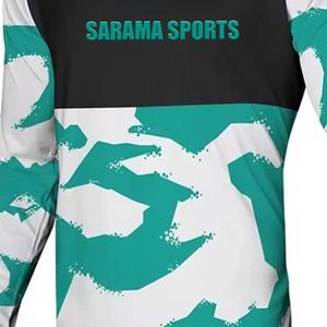 เสื้อแข่งรถวิบากเสื้อเจอร์ซีย์สำหรับขี่มอเตอร์ไซค์เสื้อแข่งมอเตอร์ไซค์แบบปรับแต่งได้สำหรับฤดูร้อน - Product Image 3