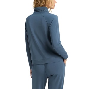 Sweat à capuche décontracté pour femme en coton éponge premium 100% coton, coupe ajustée, avec cordon de serrage, logo personnalisé, poche kangourou, idéal pour le yoga - Product Image 6