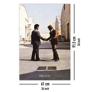 Pink Floyd LP Cover <b>Poster</b> Wish You Were Here for Wall Decor - Product Image 4