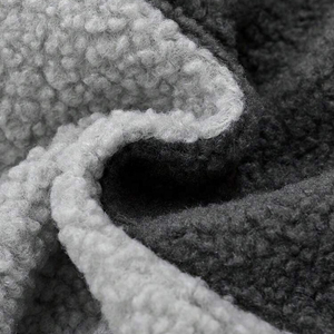 Veste d'hiver en sherpa à manches longues et fermeture éclair unie personnalisée, veste d'hiver, veste en polaire, vestes de mode de rue pour hommes - Product Image 5