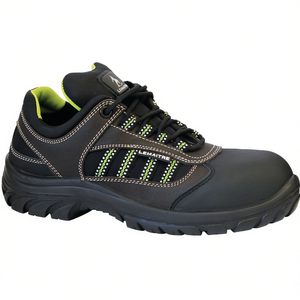 Douro Safety <b>Shoe</b> Size 43 Black/Brown S3 SRC EN20345 Leather/Textile Material LEMAITRE Brand - Product Image 2