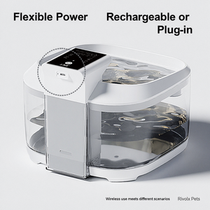 Wireless <b>Cat</b> Water Fountain Stainless Steel 3.2L Battery Operated Automatic Pet Dispenser Motion Sensor Ultra Quiet Dog Bowl - Product Image 5