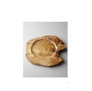 Wood Food Serving Charger <b>Plate</b> Restaurant Hotel <b>Snack</b> <b>Plate</b> Hot Sale Round Shape and Hot Sale Product - Product Image 3