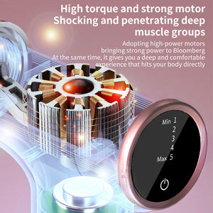 Mini Pistola de Masaje Portátil sin Escobillas con 4 Cabezales y Calor para Gimnasio, Recuperación Física, Relajación Corporal Completa, Percusión de Tejido Profundo - Product Image 6