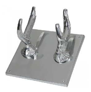 Thanh Lịch Thép Không Gỉ Móc Với Gương Hoàn Thành Phong Cách Cơ Sở Bằng Gỗ Hoàn Hảo Cho Hiện Đại Trang Trí Nội Thất Và Tường Tổ Chức - Product Image 3