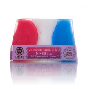 Savon en barre 80g Soin de la peau lisse Produit de beauté premium pour le bain Vitamine E Collection Essence de Luxe Mirabella Fait main - Product Image 1